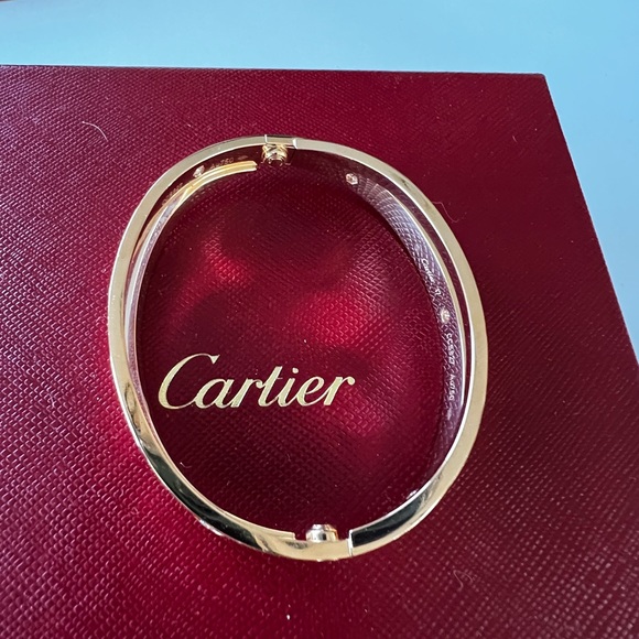 Cartier Love Double Bracelet with Diamonds - Picture 4 of 9